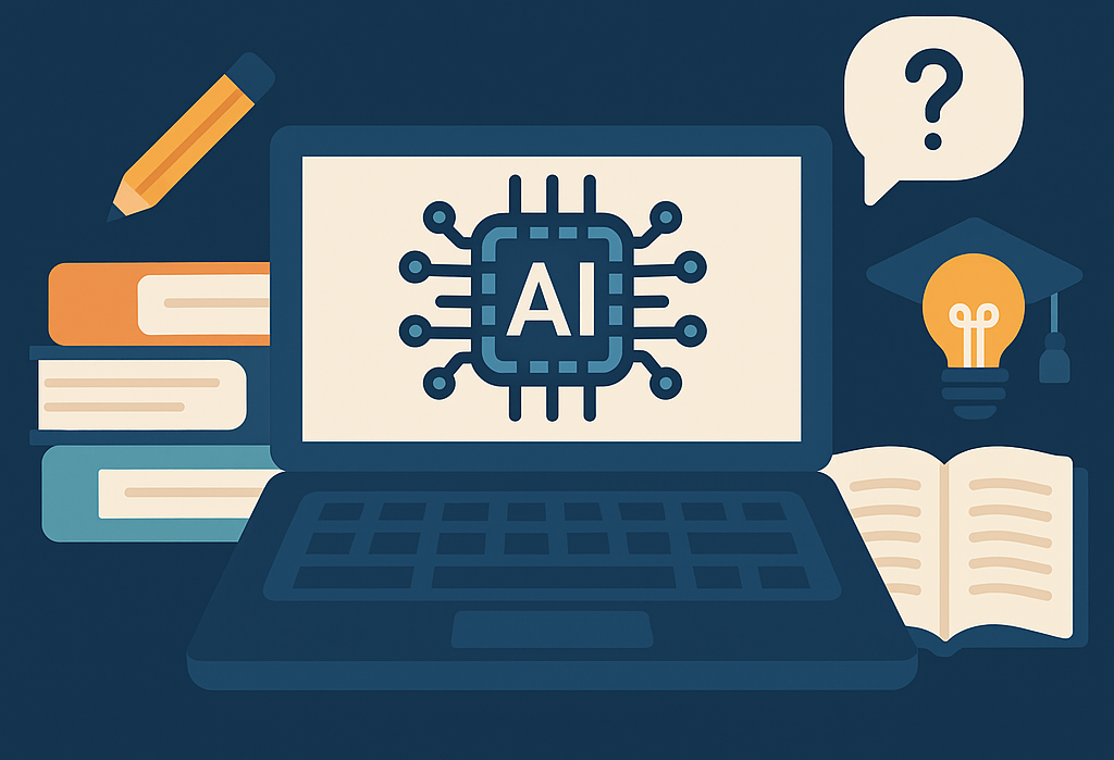An image representing AI in education
